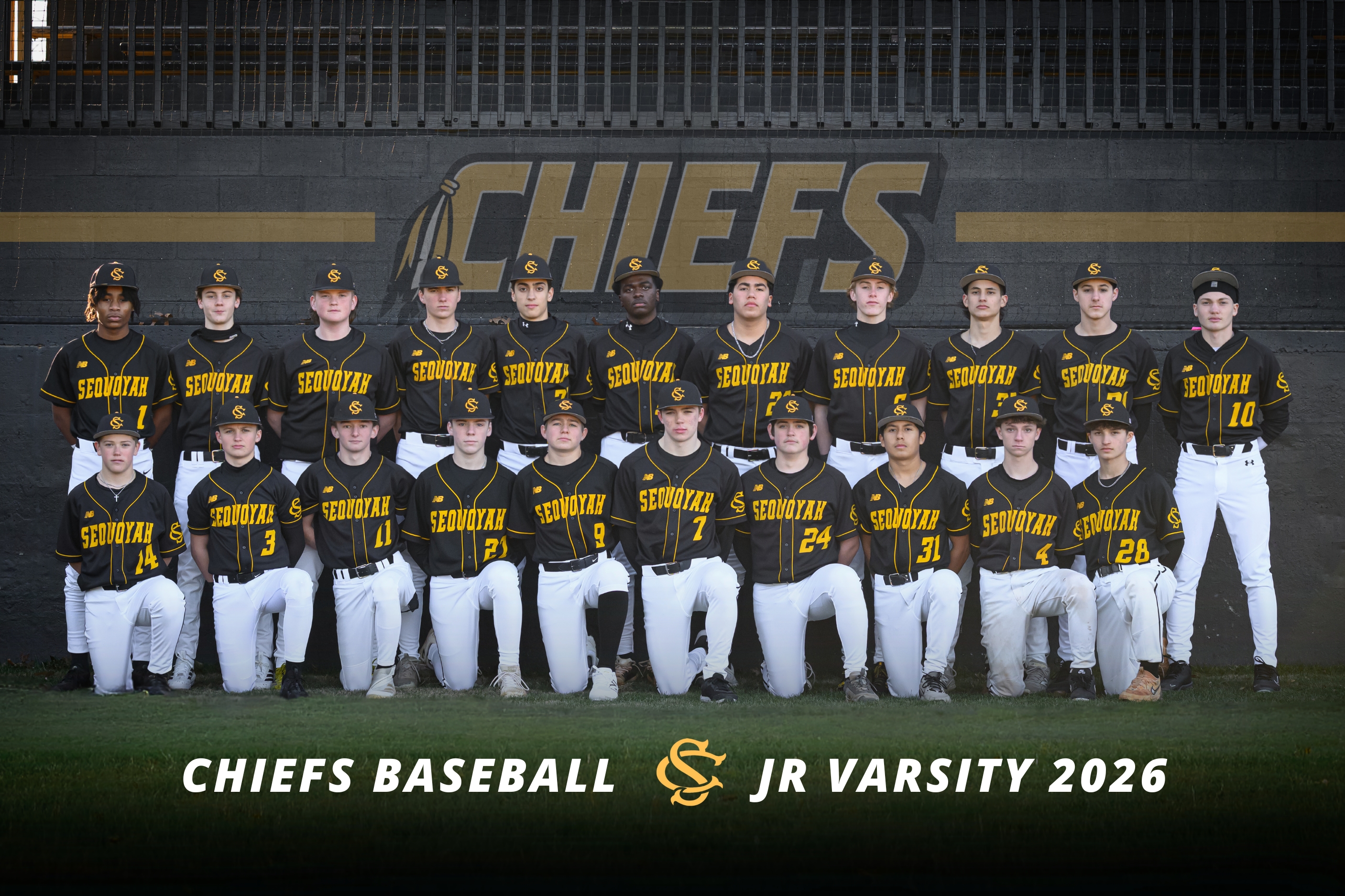 Sequoyah Chiefs JV Baseball 2026 team photo